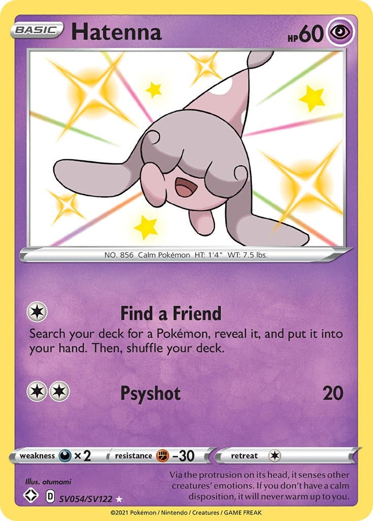 Image for Hatenna (SV054/SV122) [Shining Fates: Shiny Vault] - Pokemon