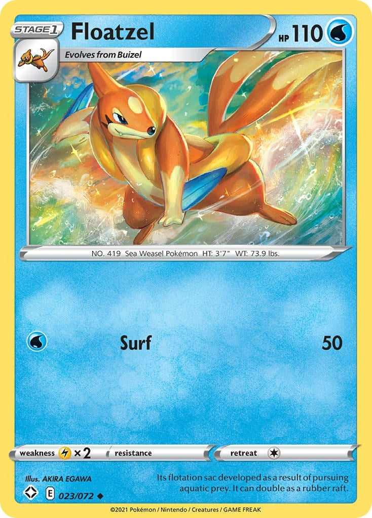 Image for Floatzel (023/072) [Shining Fates] - Pokemon