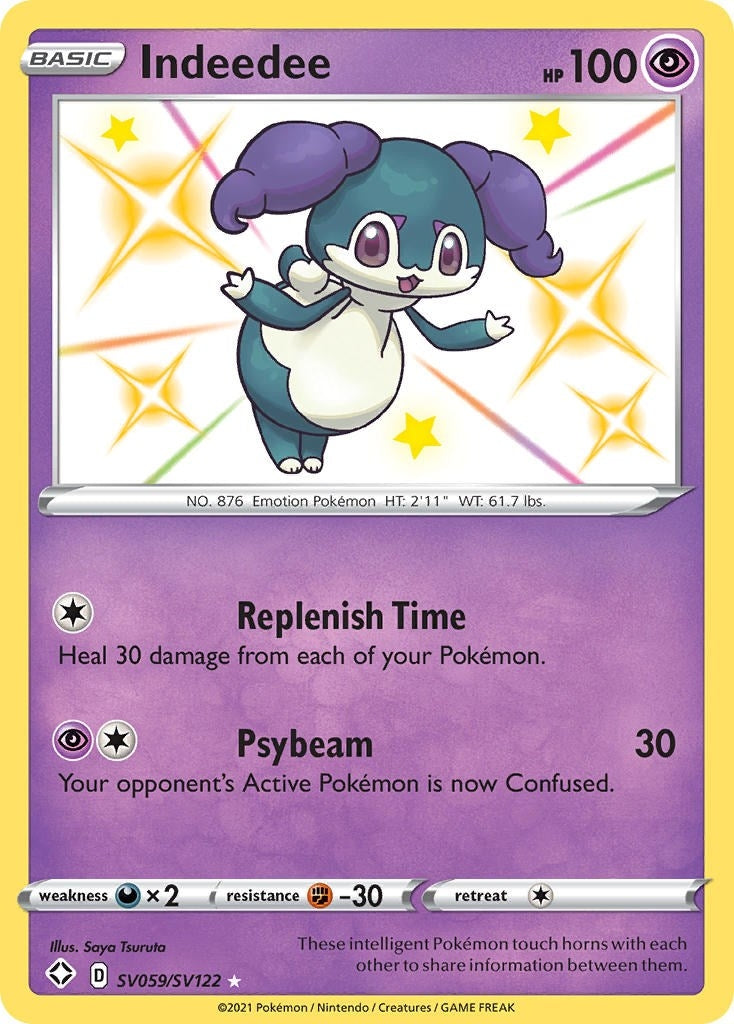 Image for Indeedee (SV059/SV122) [Shining Fates: Shiny Vault] - Pokemon