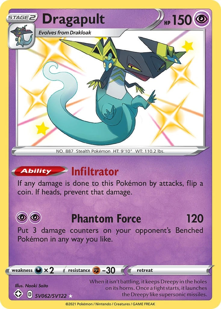 Image for Dragapult (SV062/SV122) [Shining Fates: Shiny Vault] - Pokemon