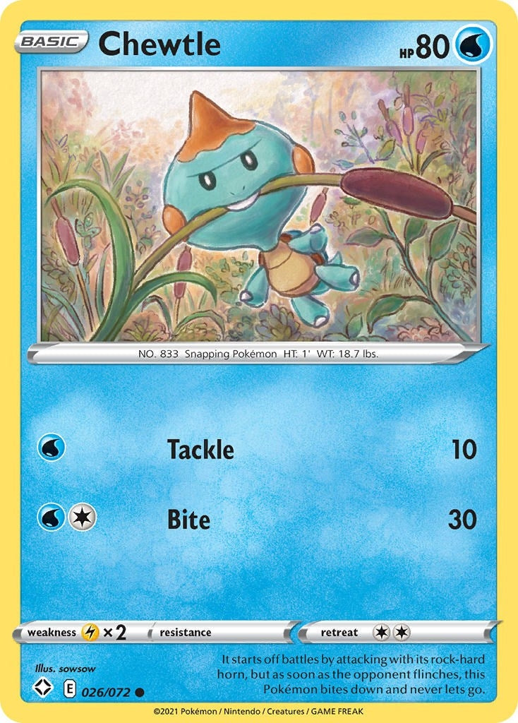 Image for Chewtle (026/072) [Shining Fates] - Pokemon