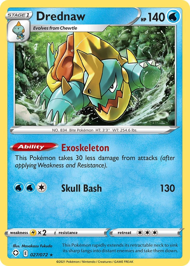 Image for Drednaw (027/072) [Shining Fates] - Pokemon