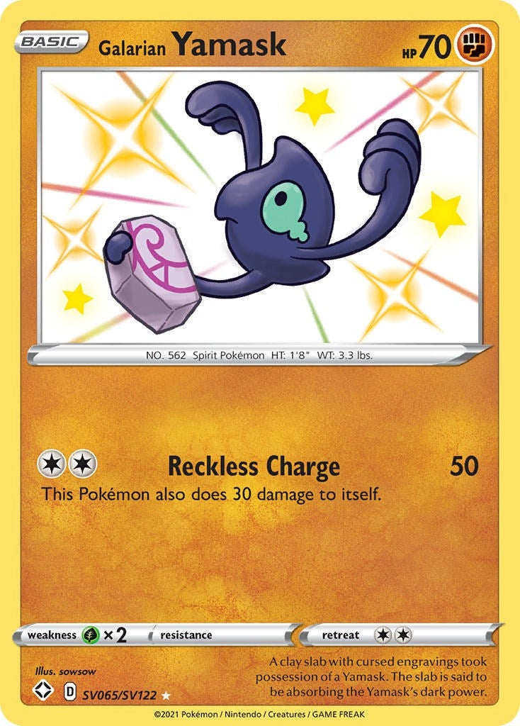 Image for Galarian Yamask (SV065/SV122) [Shining Fates: Shiny Vault] - Pokemon