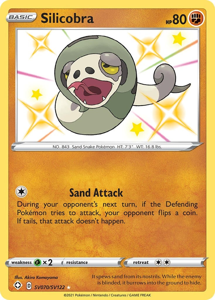 Image for Silicobra (SV070/SV122) [Shining Fates: Shiny Vault] - Pokemon