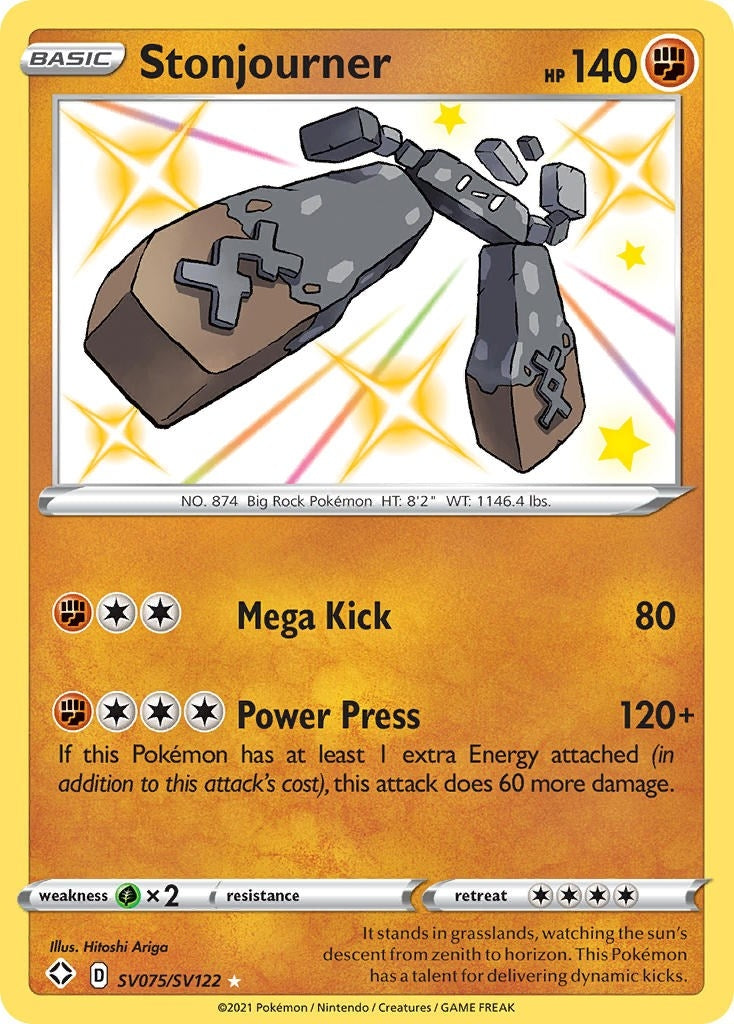 Image for Stonjourner (SV075/SV122) [Shining Fates: Shiny Vault] - Pokemon