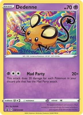 Image for Dedenne - SWSH080 (SWSH080) [SWSH: Sword & Shield Promo Cards] - Pokemon