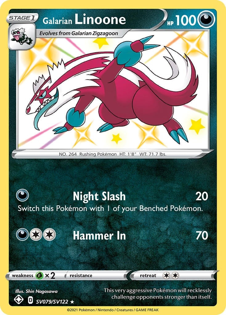 Image for Galarian Linoone (SV079/SV122) [Shining Fates: Shiny Vault] - Pokemon