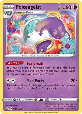 Image for Polteageist - SWSH081 (SWSH081) [SWSH: Sword & Shield Promo Cards] - Pokemon