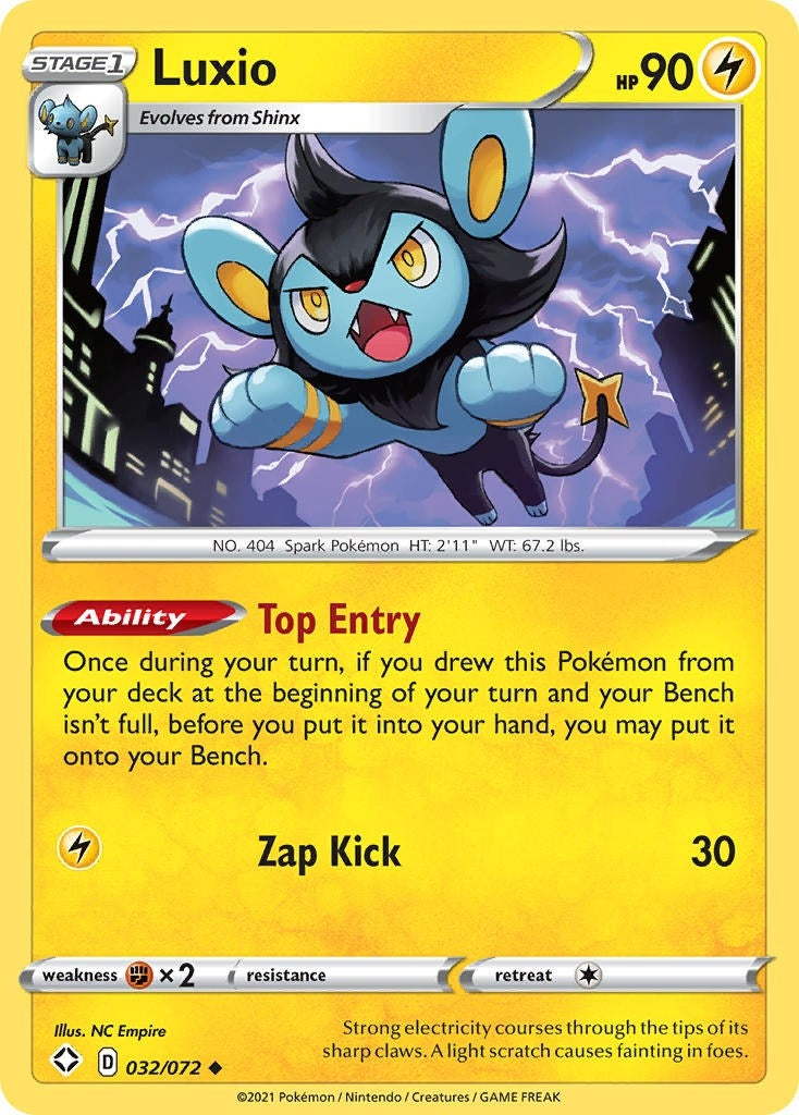 Image for Luxio (032/072) [Shining Fates] - Pokemon