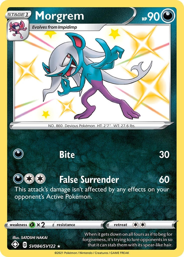 Image for Morgrem (SV084/SV122) [Shining Fates: Shiny Vault] - Pokemon