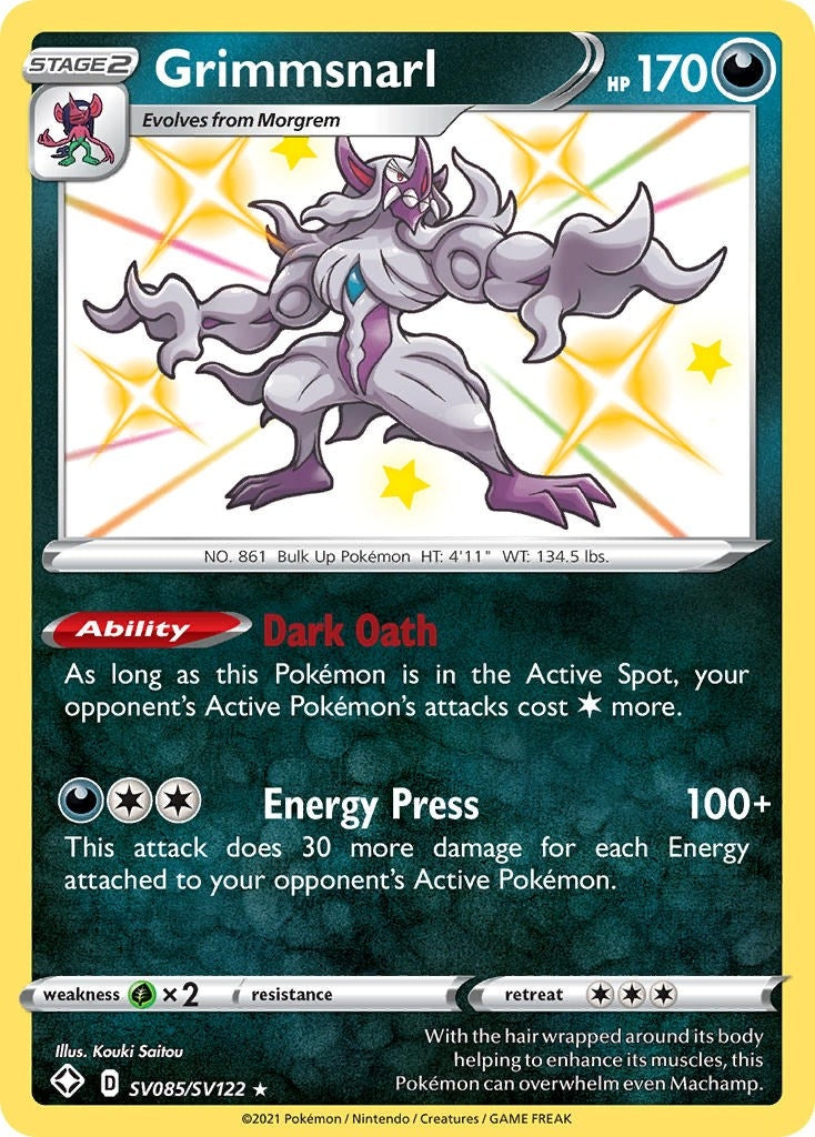 Image for Grimmsnarl (SV085/SV122) [Shining Fates: Shiny Vault] - Pokemon