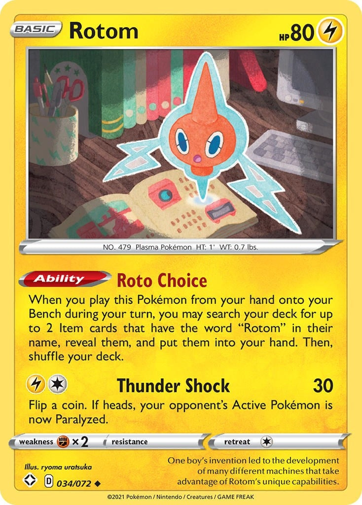Image for Rotom (034/072) [Shining Fates] - Pokemon