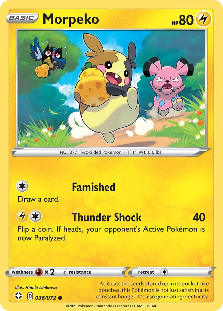 Image for Morpeko (036) (036/072) [Shining Fates] - Pokemon