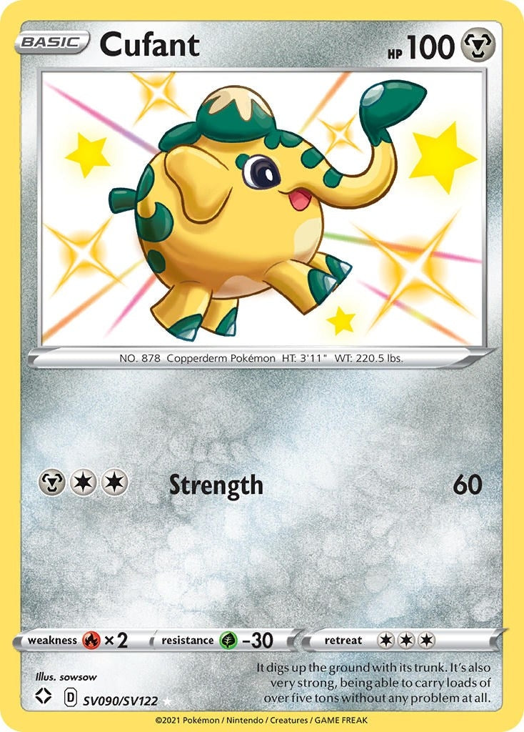 Image for Cufant (SV090/SV122) [Shining Fates: Shiny Vault] - Pokemon