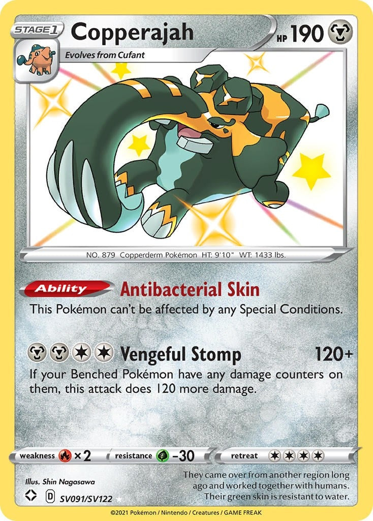 Image for Copperajah (SV091/SV122) [Shining Fates: Shiny Vault] - Pokemon