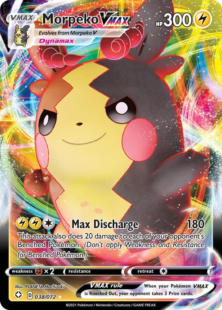 Image for Morpeko VMAX (038/072) [Shining Fates] - Pokemon