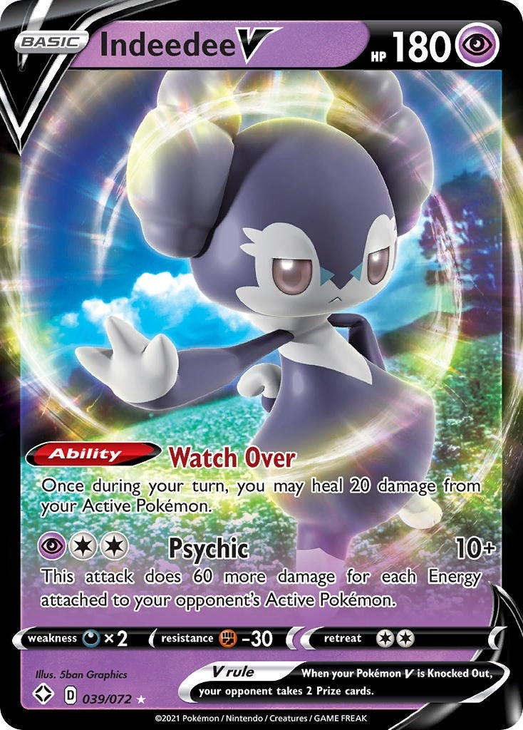Image for Indeedee V (039/072) [Shining Fates] - Pokemon