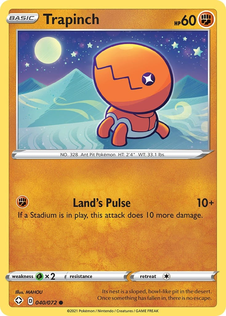 Image for Trapinch (040/072) [Shining Fates] - Pokemon