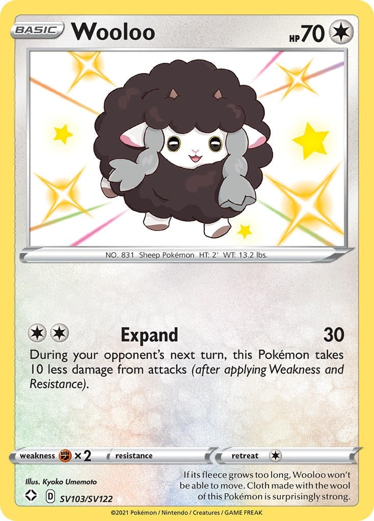 Image for Wooloo (SV103/SV122) [Shining Fates: Shiny Vault] - Pokemon