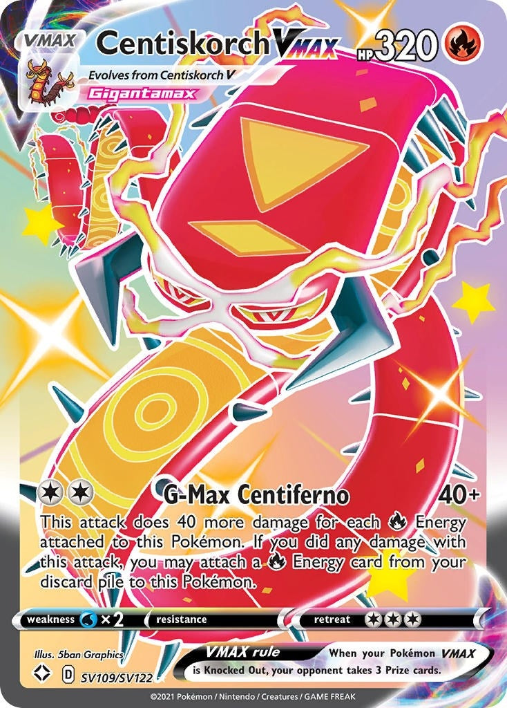 Image for Centiskorch VMAX (SV109/SV122) [Shining Fates: Shiny Vault] - Pokemon