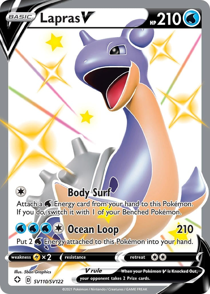 Image for Lapras V (SV110/SV122) [Shining Fates: Shiny Vault] - Pokemon