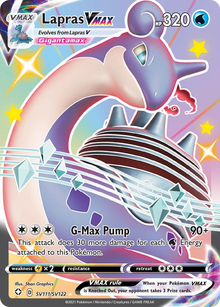 Image for Lapras VMAX (SV111/SV122) [Shining Fates: Shiny Vault] - Pokemon