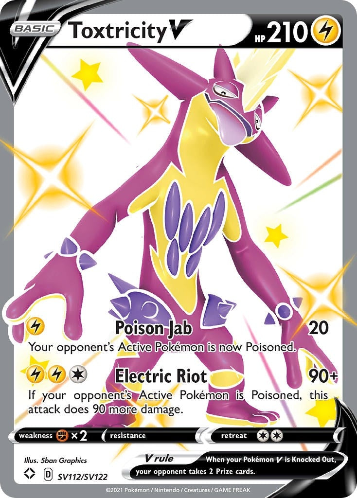 Image for Toxtricity V (SV112/SV122) [Shining Fates: Shiny Vault] - Pokemon
