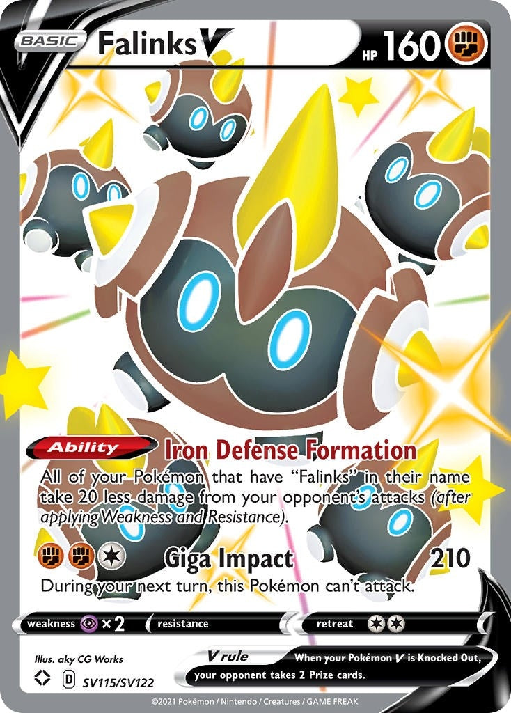 Image for Falinks V (SV115/SV122) [Shining Fates: Shiny Vault] - Pokemon