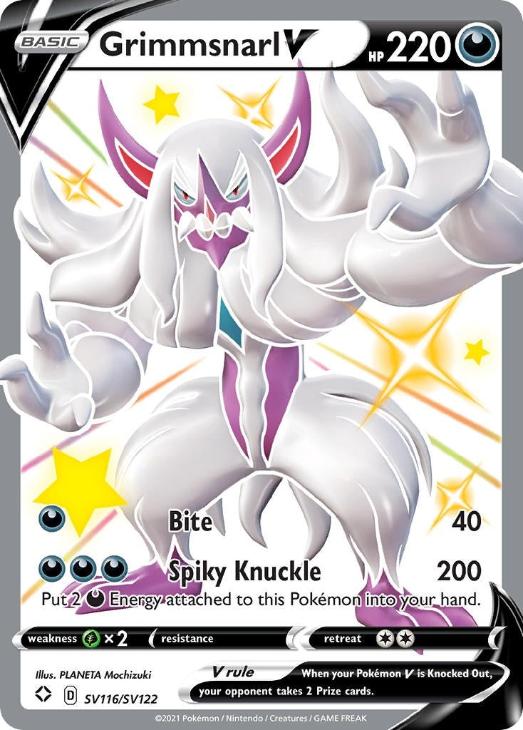 Image for Grimmsnarl V (SV116/SV122) [Shining Fates: Shiny Vault] - Pokemon
