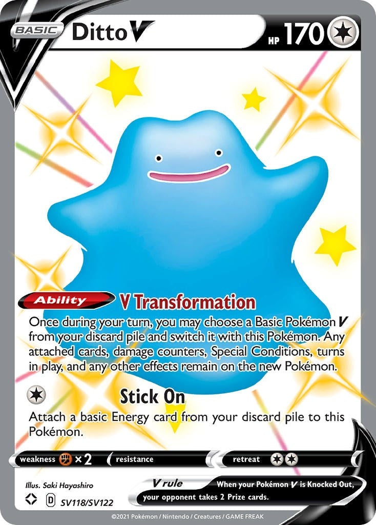 Image for Ditto V (SV118/SV122) [Shining Fates: Shiny Vault] - Pokemon
