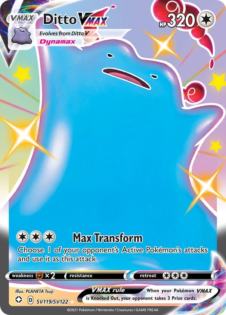 Image for Ditto VMAX (SV119/SV122) [Shining Fates: Shiny Vault] - Pokemon