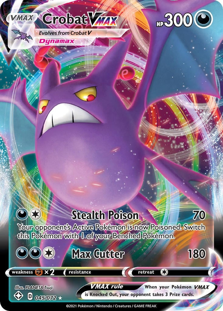 Image for Crobat VMAX (045/072) [Shining Fates] - Pokemon
