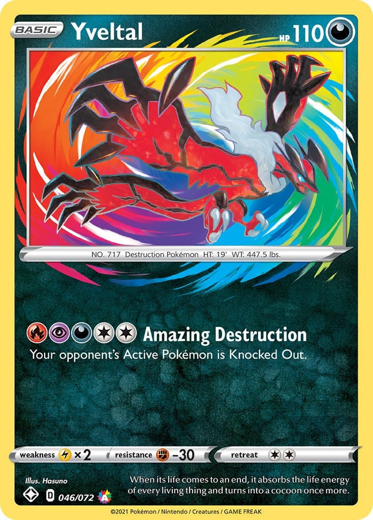 Image for Yveltal (046/072) [Shining Fates] - Pokemon