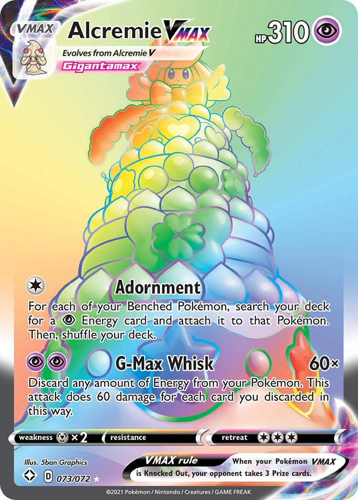 Image for Alcremie VMAX (Secret) (073/072) [Shining Fates] - Pokemon