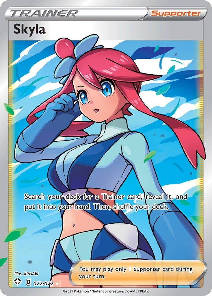Image for Skyla (Full Art) (072/072) [Shining Fates] - Pokemon