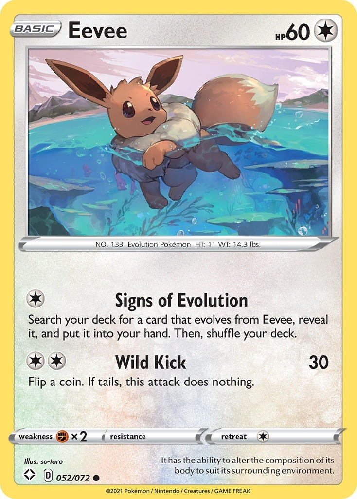 Image for Eevee (052/072) [Shining Fates] - Pokemon