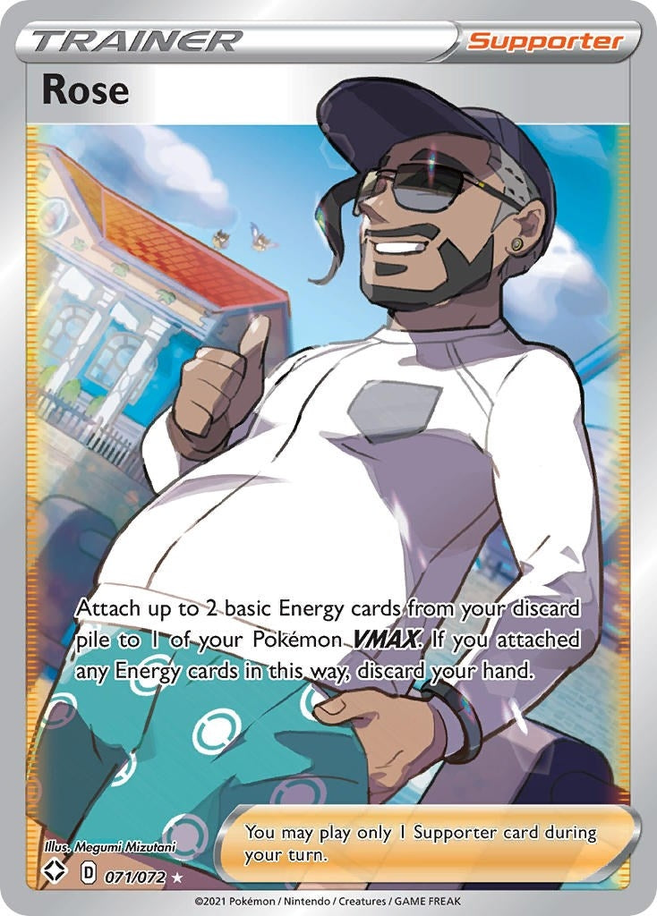 Image for Rose (Full Art) (071/072) [Shining Fates] - Pokemon