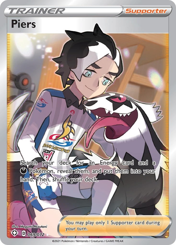 Image for Piers (Full Art) (069/072) [Shining Fates] - Pokemon