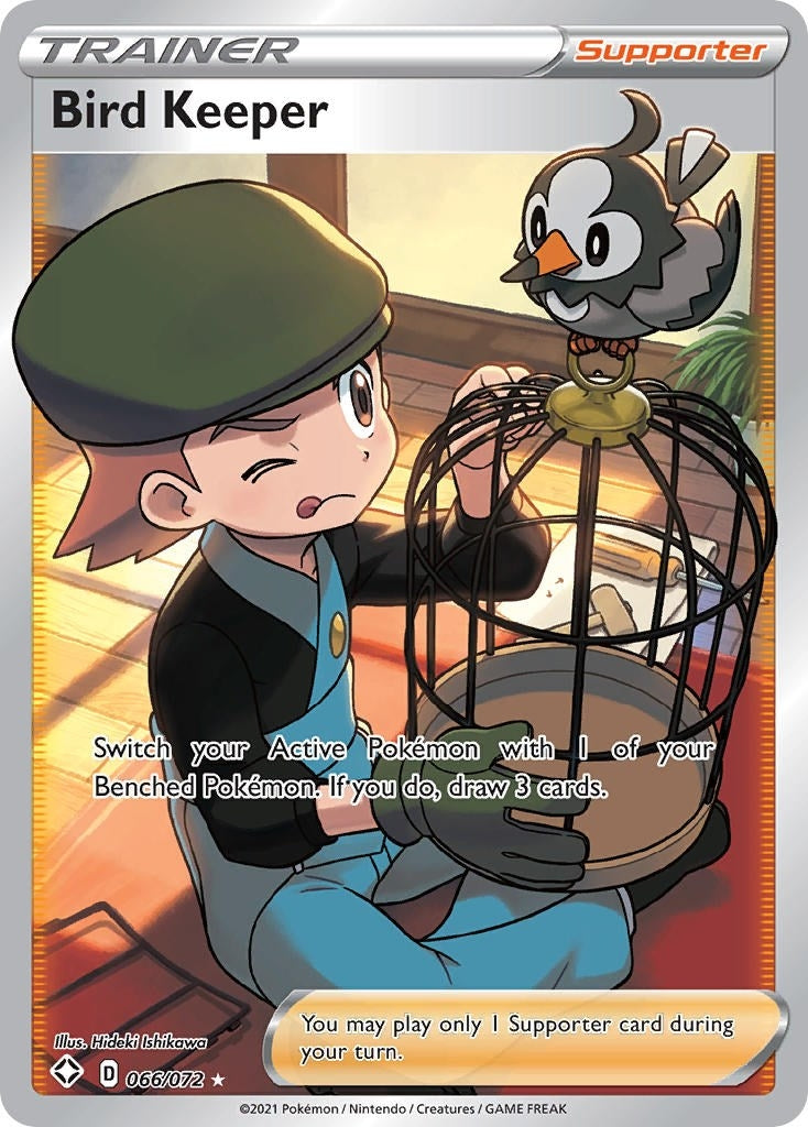 Image for Bird Keeper (Full Art) (066/072) [Shining Fates] - Pokemon