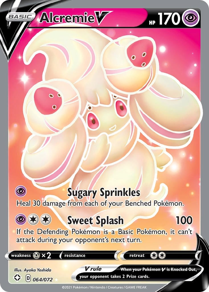 Image for Alcremie V (Full Art) (064/072) [Shining Fates] - Pokemon