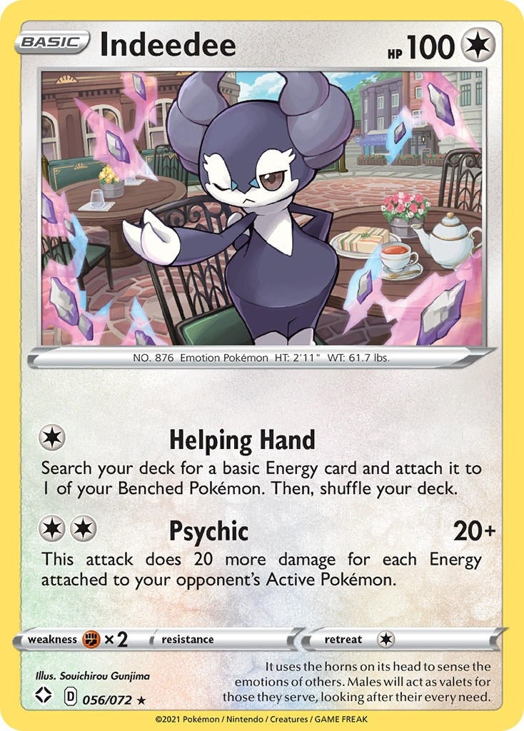 Image for Indeedee (056/072) [Shining Fates] - Pokemon