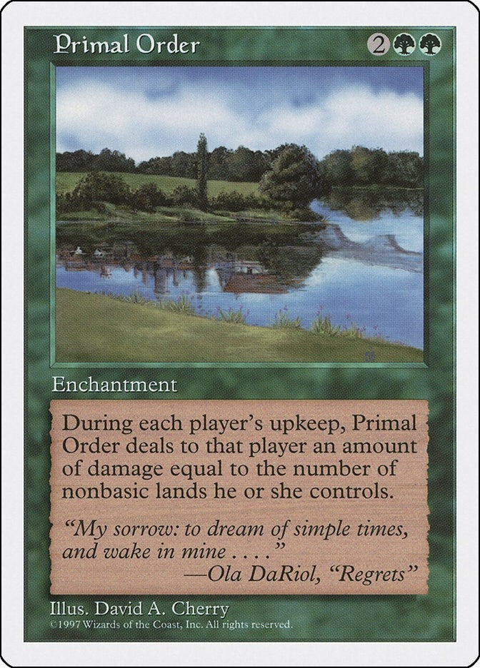 Image for Primal Order [Fifth Edition] - Magic: The Gathering