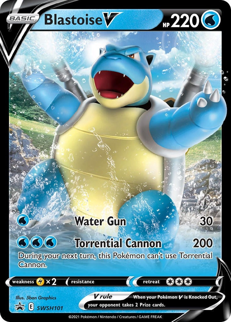 Image for Blastoise V - SWSH101 (SWSH101) [SWSH: Sword & Shield Promo Cards] - Pokemon