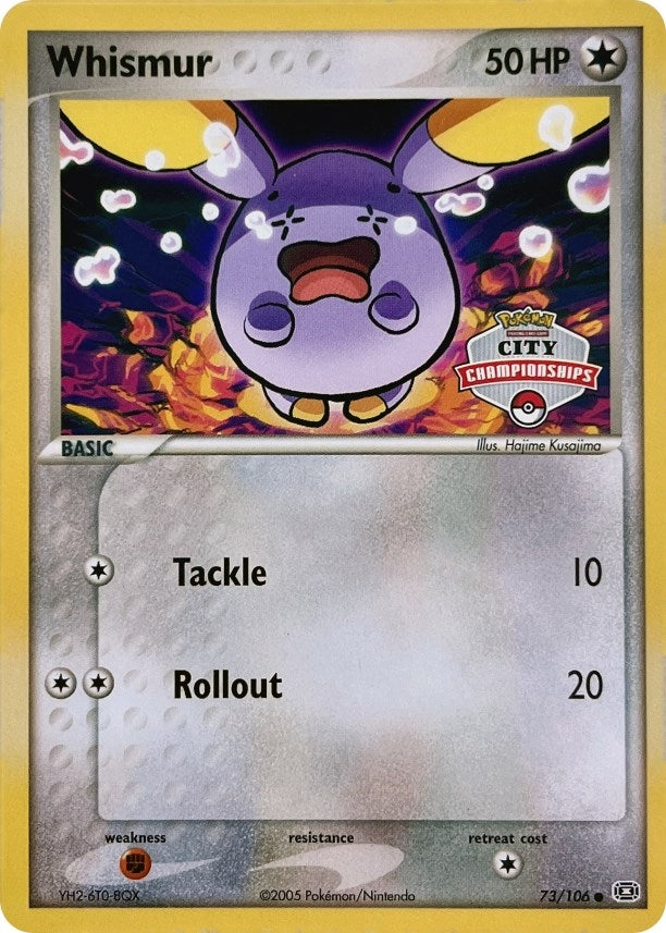 Image for Whismur - 73/106 (City Championships) (073/106) [League & Championship Cards] - Pokemon