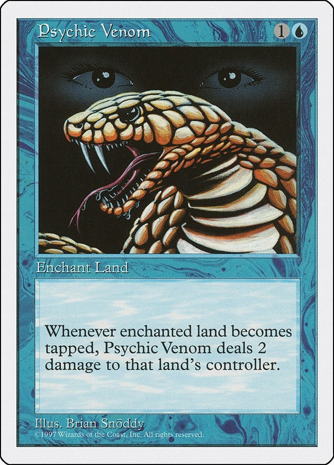 Image for Psychic Venom [Fifth Edition] - Magic: The Gathering