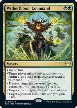 Image for Witherbloom Command (248) [Strixhaven: School of Mages] - Magic: The Gathering