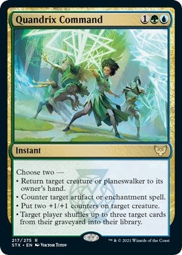Image for Quandrix Command (217) [Strixhaven: School of Mages] - Magic: The Gathering