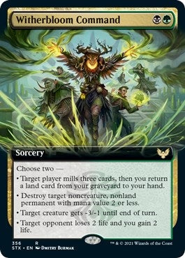 Image for Witherbloom Command (Extended Art) (356) [Strixhaven: School of Mages] - Magic: The Gathering
