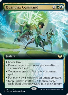 Image for Quandrix Command (Extended Art) (349) [Strixhaven: School of Mages] - Magic: The Gathering