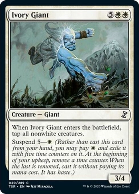Image for Ivory Giant (20) [Time Spiral: Remastered] - Magic: The Gathering